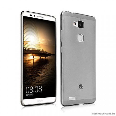 Huawei Ascend Mate 7 TPU Gel Case Cover - Smoke Black