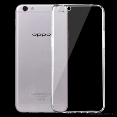 TPU Gel Case Cover For Oppo R9s - Clear