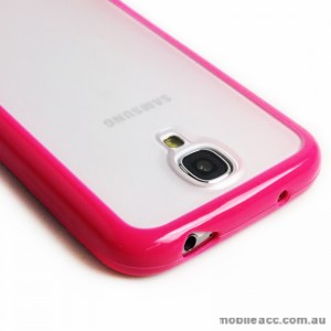 TPU   PC Case for Samsung Galaxy S4 i9500 - Hot Pink