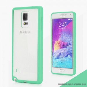 TPU PC Back Case for Samsung Galaxy Note 4 - Green