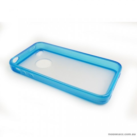 TPU PC Case Cover for iPhone 4 / 4S - blue