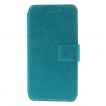 Stand Leather Wallet Case Cover for Huawei Ascend Y550 - Blue