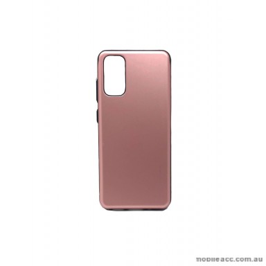 Mercury SKY SLIDE BUMPER CASE With Card Holder For Samsung S20 Plus 6.7 inch  Rose Gold