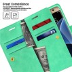 Mercury Mansoor Diary Double Sided Wallet Case for Samsung Galaxy S7 Mint