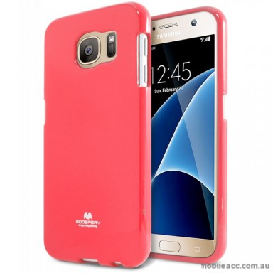 Mercury Pearl TPU Jelly Case for Samsung Galaxy S7 Hot Pink