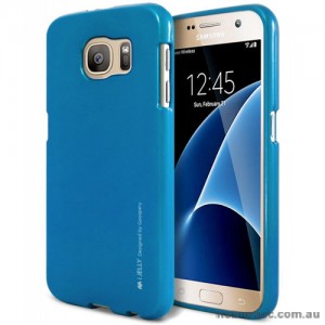 Mercury Goospery iJelly Gel Case For Samsung Galaxy S7 - Royal Blue