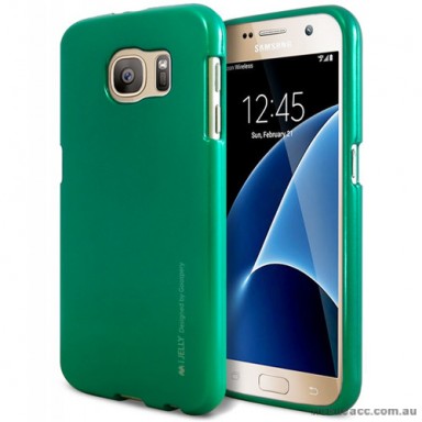 Mercury Goospery iJelly Gel Case For Samsung Galaxy S7 - Green