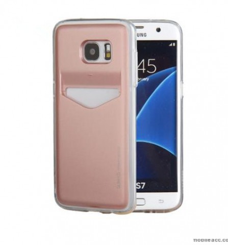 Mercury Slim Plus Card Pocket Case for Samsung Galaxy S7 - Rose Gold
