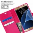 Mercury Blue Moon Diary Wallet Case for Samsung Galaxy S7 Edge Hot Pink