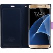 Mercury Rich Diary Wallet Case for Samsung Galaxy S7 Edge Purple