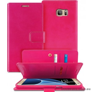 Mercury Mansoor Diary Double Sided Wallet Case for Samsung Galaxy S7 Edge Hot Pink