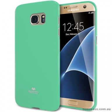 Mercury Pearl TPU Jelly Case for Samsung Galaxy S7 Edge Mint