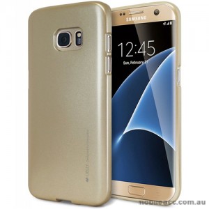 Mercury Goospery iJelly Gel Case For Samsung Galaxy S7 Edge - Gold