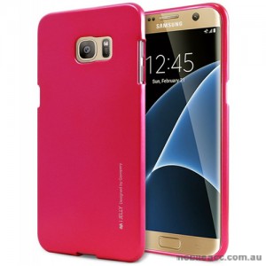 Mercury Goospery iJelly Gel Case For Samsung Galaxy S7 Edge - Hot Pink