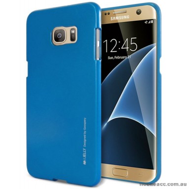 Mercury Goospery iJelly Gel Case For Samsung Galaxy S7 Edge - Royal Blue