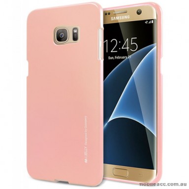 Mercury Goospery iJelly Gel Case For Samsung Galaxy S7 Edge - Rose Gold