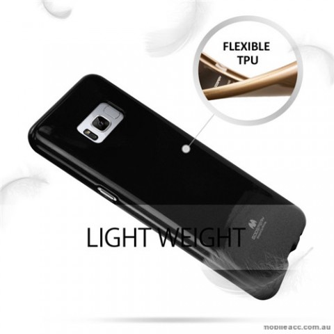 Mercury Pearl TPU Jelly Case for Samsung Galaxy S8 Black