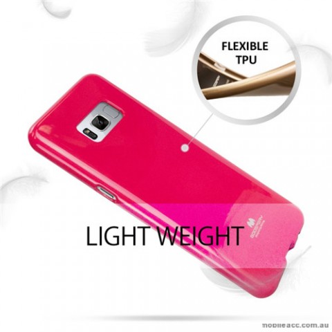 Mercury Pearl TPU Jelly Case for Samsung Galaxy S8 Hot Pink