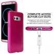 Mercury Goospery iJelly Gel Case For Samsung Galaxy S8 Hot Pink