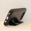 Slide Bumper Stand Case With Card Holder For Samsung Galaxy S8 - Black
