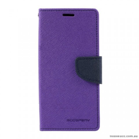 Korean Mercury Fancy Diary Wallet Case For Samsung Galaxy S8 - Purple