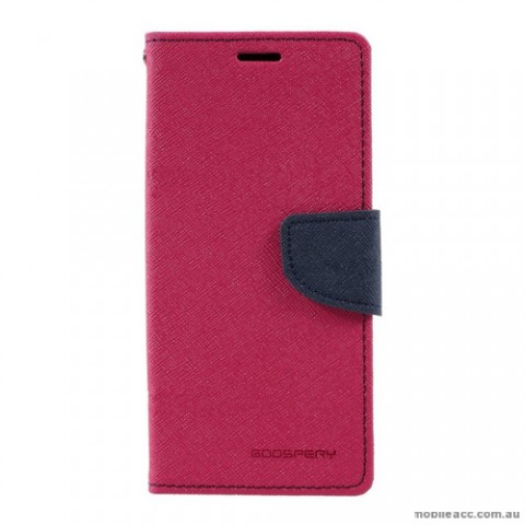 Korean Mercury Fancy Diary Wallet Case For Samsung Galaxy S8 - Hot Pink
