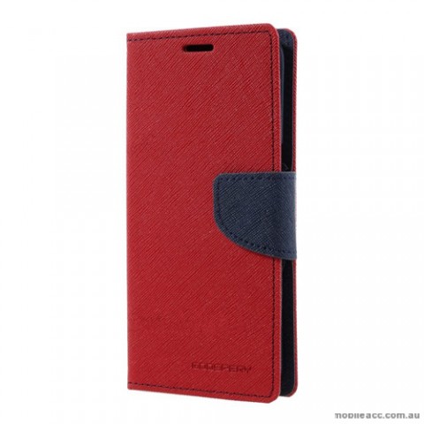 Korean Mercury Fancy Diary Wallet Case For Samsung Galaxy S8 - Red
