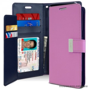 Merucry Rich Diary Wallet Case for Samsung Galaxy S8 Purple