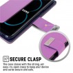 Merucry Rich Diary Wallet Case for Samsung Galaxy S8 Purple