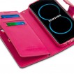 Mercury Mansoor Diary Double Sided Wallet Case for Samsung Galaxy S8 Hot Pink