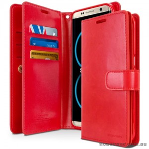 Mercury Mansoor Diary Double Sided Wallet Case for Samsung Galaxy S8 Red