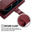 Mercury Mansoor Diary Double Sided Wallet Case for Samsung Galaxy S8 Ruby Wine