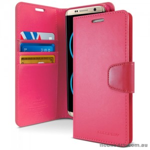 Mercury Goospery Sonata Diary Stand Wallet Case For Samsung Galaxy S8 Hot Pink