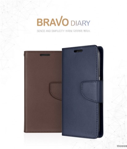 Mercury Goospery Bravo Diary Wallet Case For Samsung Galaxy S8 Navy 