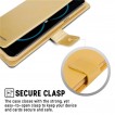 Mercury Blue Moon Diary Wallet Case for Samsung Galaxy S8 Gold