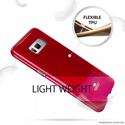 Mercury Pearl TPU Jelly Case for Samsung Galaxy S8 Plus Red