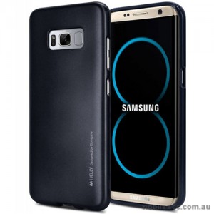Mercury Goospery iJelly Gel Case For Samsung Galaxy S8 Plus Navy/Black