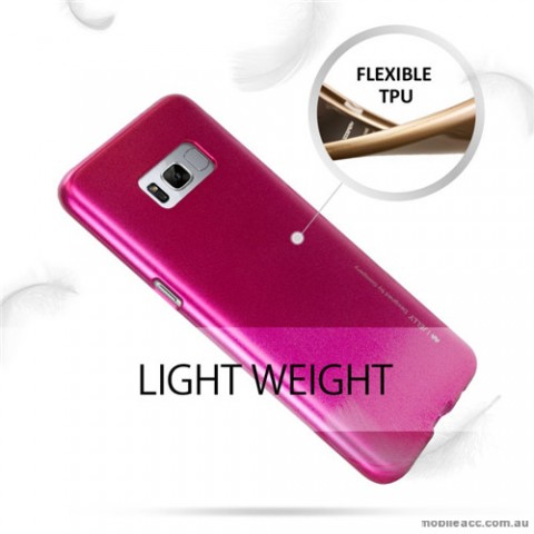 Mercury Goospery iJelly Gel Case For Samsung Galaxy S8 Plus Hot Pink