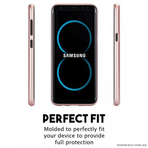 Mercury Goospery iJelly Gel Case For Samsung Galaxy S8 Plus Rose Gold