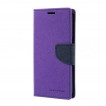 Korean Mercury Fancy Diary Wallet Case For Samsung Galaxy S8 Plus - Purple