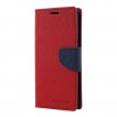 Korean Mercury Fancy Diary Wallet Case For Samsung Galaxy S8 Plus - Red