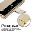 Mercury Rich Diary Wallet Case for Samsung Galaxy S8 Plus Gold