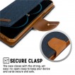 Mercury Goospery Canvas Diary Stand Wallet Case Cover For Samsung Galaxy S8 Plus Navy