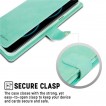 Mercury Blue Moon Diary Wallet Case for Samsung Galaxy S8 Plus Mint