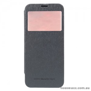 Korean Mercury WOW Window View Flip Cover For Samsung Galaxy S8 Plus - Grey