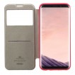 Korean Mercury WOW Window View Flip Cover For Samsung Galaxy S8 Plus - Hot Pink