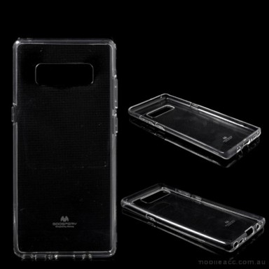 Mercury Pearl TPU Jelly Case for Samsung Galaxy Note 8 - Clear