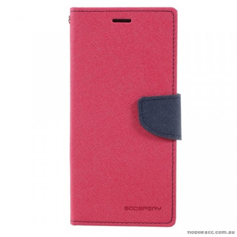 Korean Mercury Fancy Diary Wallet Case For Samsung Galaxy Note 8 - Hot Pink