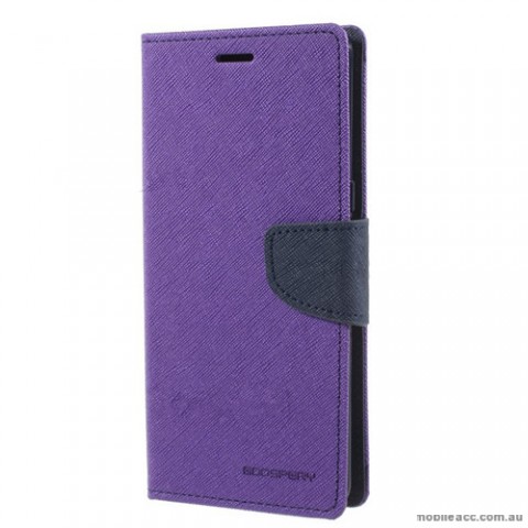 Korean Mercury Fancy Diary Wallet Case For Samsung Galaxy Note 8 - Purple