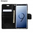 Mercury Goospery Sonata Diary Stand Wallet Case For Samsung Galaxy S9 - Black